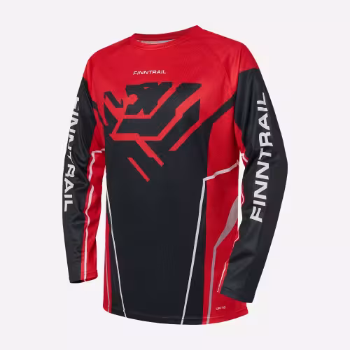 Джерси мужское Finntrail Jersey 6600 Red, полиэстер, красный, размер 54-56 (XL), 180-190 см