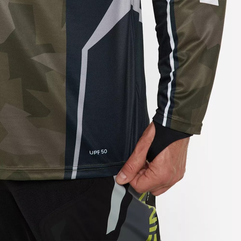 Джерси мужское Finntrail Jersey 6600 CamoShadowGreen, полиэстер, зеленый камуфляж, размер 42-44 (XS), 160-170 см