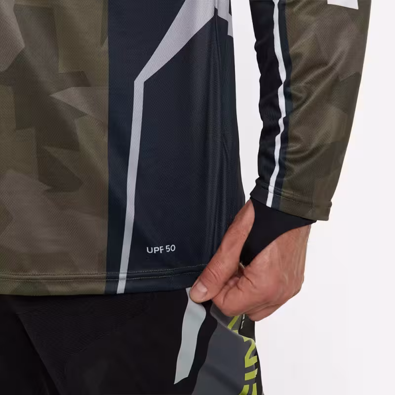 Джерси мужское Finntrail Jersey 6600 CamoShadowGreen, полиэстер, зеленый камуфляж, размер 58-60 (XXL), 185-195 см