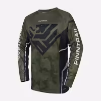 Джерси мужское Finntrail Jersey 6600 CamoShadowGreen, полиэстер, зеленый камуфляж, размер 58-60 (XXL), 185-195 см