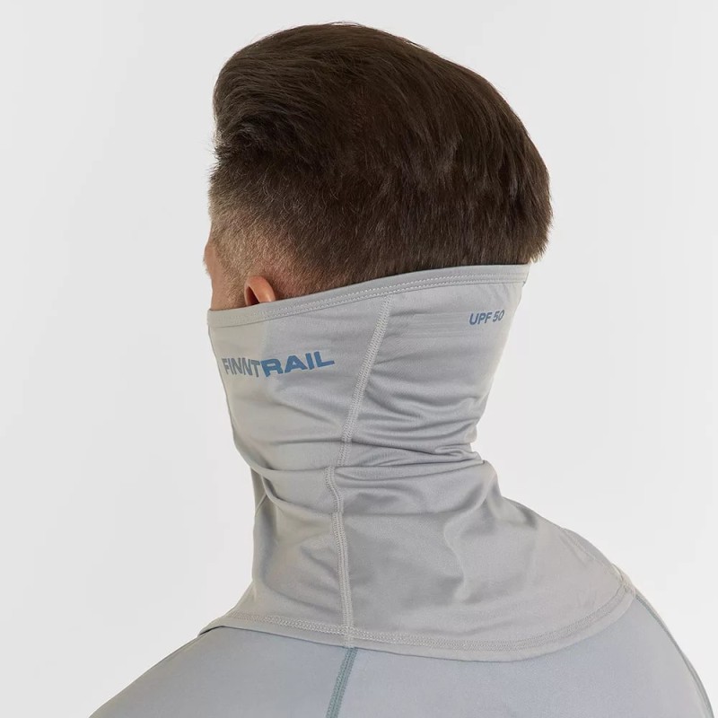 Шарф-бафф с маской Finntrail Wave 9805 Grey, полиэстер, серый, размер универсальный