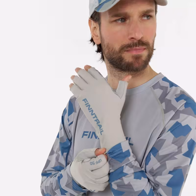 Перчатки Finntrail Wave 2852, полиэстер, серый, размер S