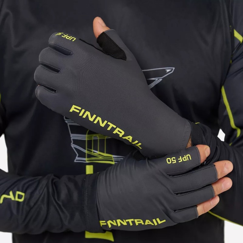 Перчатки Finntrail Wave 2852, полиэстер, темно-серый, размер M