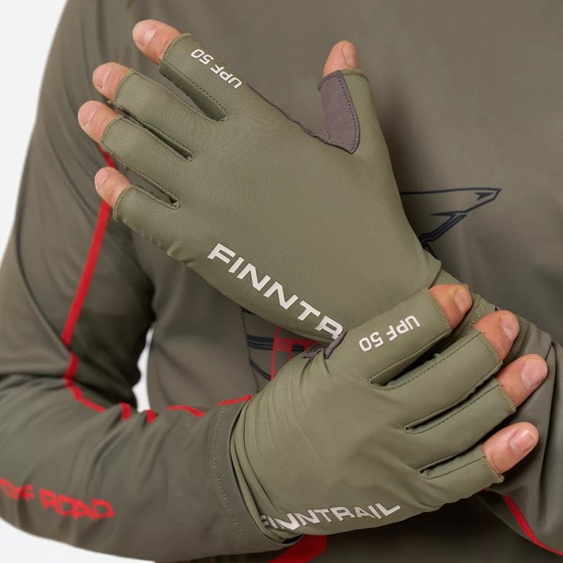 Перчатки Finntrail Wave 2852, полиэстер, хаки, размер M