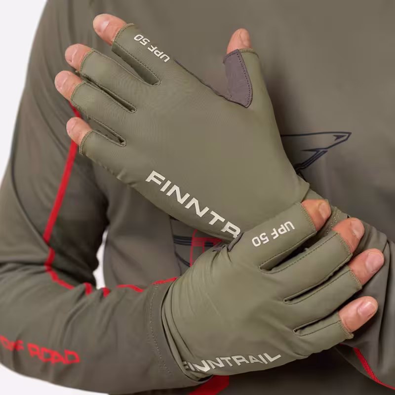 Перчатки Finntrail Wave 2852, полиэстер, хаки, размер XL