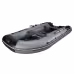 Надувная лодка надувная ПВХ Адмирал 350, пайол фанерный, светло-серый