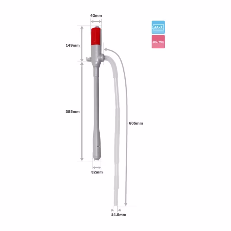 Насос для перекачки топлива электрический Skipper SK-03