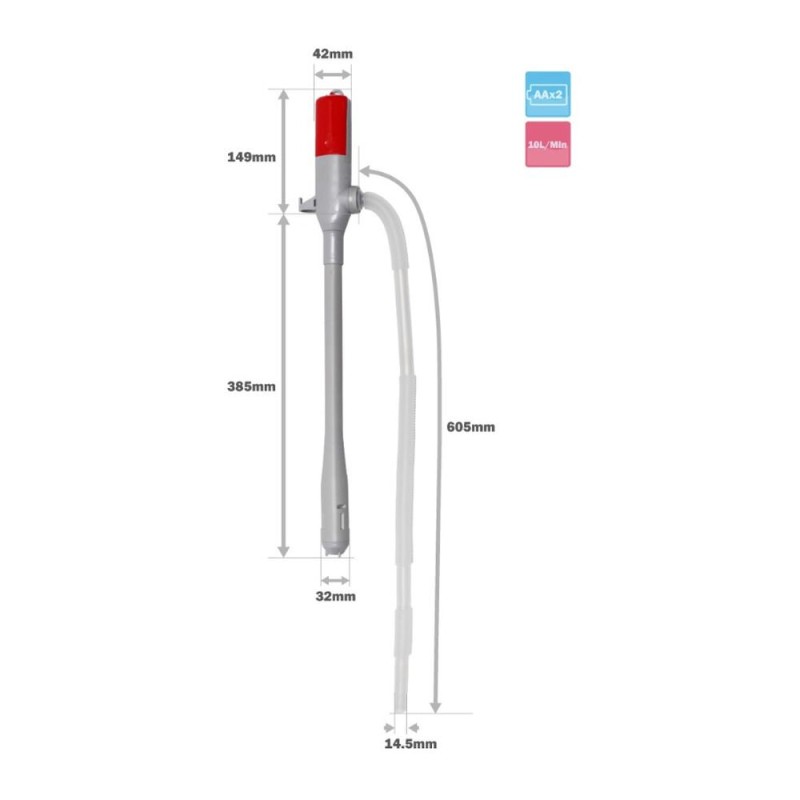 Насос для перекачки топлива электрический Skipper SK-03