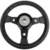 Колесо рулевое Volanti Luisi Delfino, спицы черные, 310 мм, черный