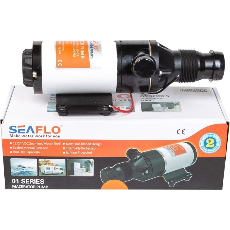 Помпа туалета с мацератором SeaFlo, 12 В