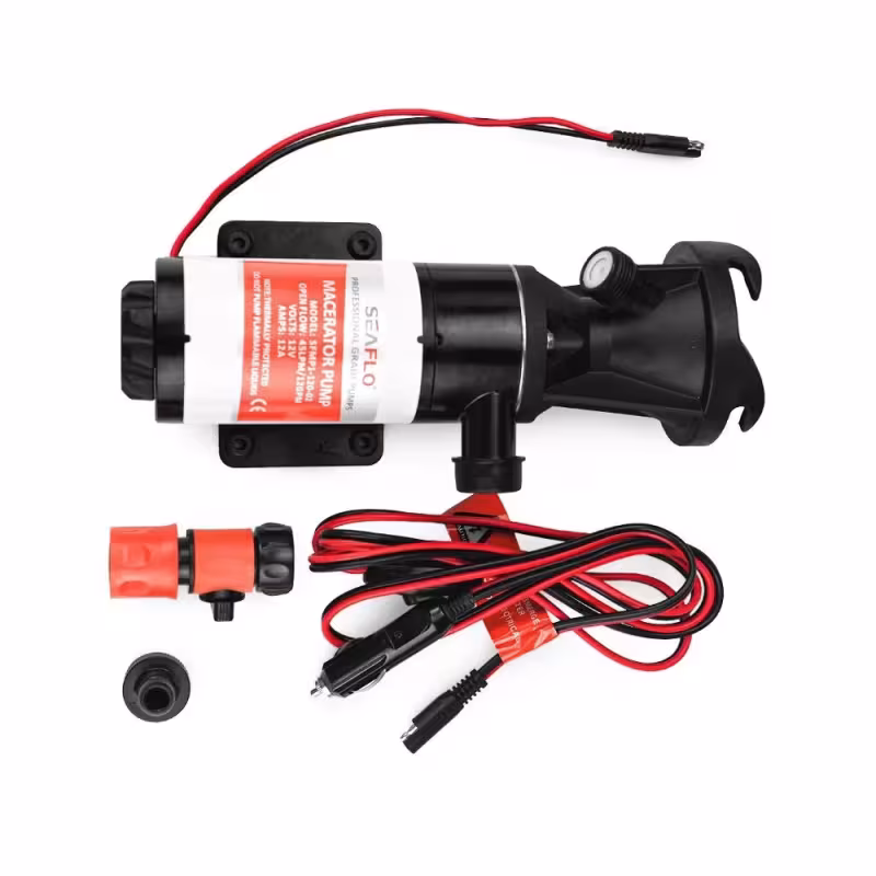 Помпа туалета с мацератором SeaFlo SFMP1-120-01, 12 В