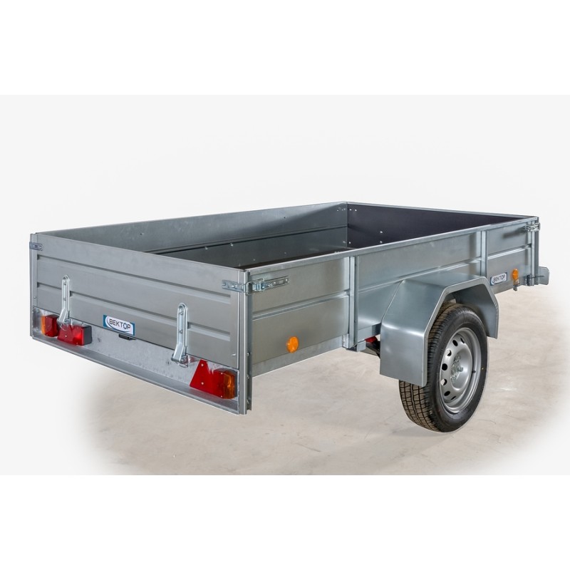 Прицеп бортовой одноосный Вектор ЛАВ 81011С 3.0 Евро, высокий борт