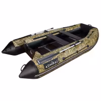 Лодка надувная ПВХ Адмирал 270, пайол фанерный, камыш