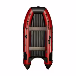 Лодка надувная ПВХ Адмирал 350, НДНД, красный/черный