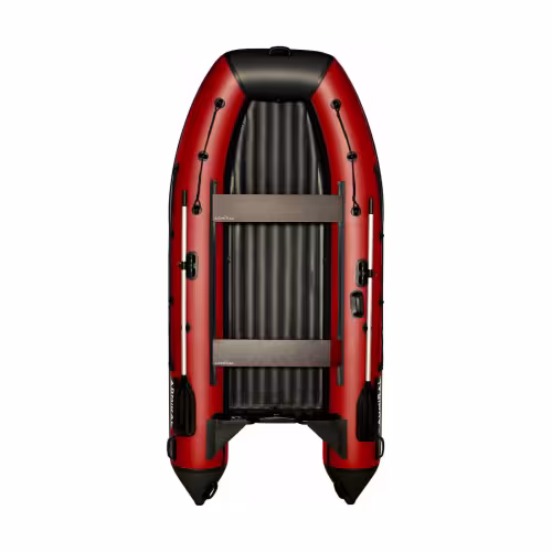 Лодка надувная ПВХ Адмирал 350, НДНД, красный/черный