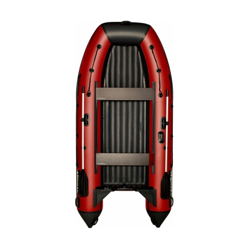 Лодка надувная ПВХ Адмирал 350, НДНД, красный/черный