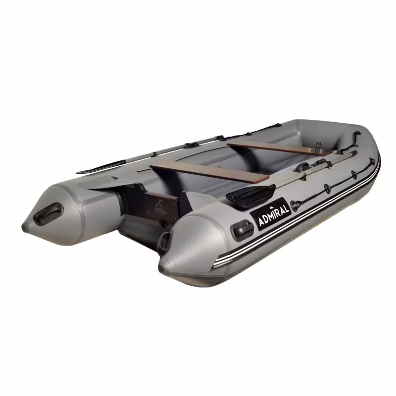 Лодка надувная ПВХ Адмирал 350, НДНД, красный/черный