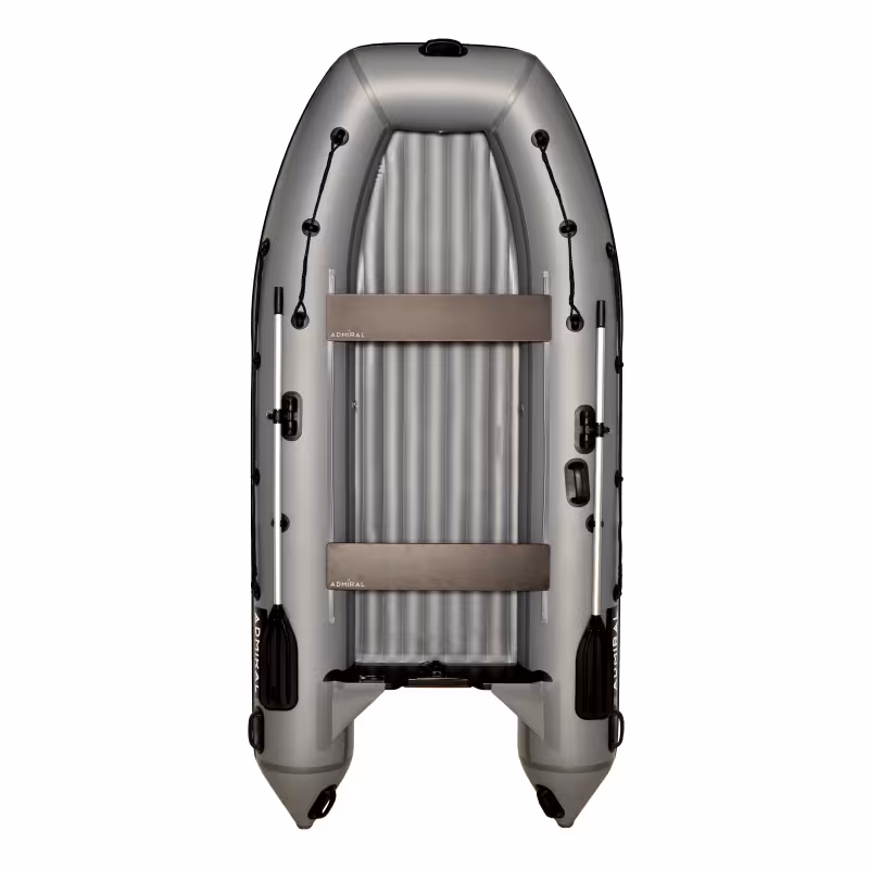 Лодка надувная ПВХ Адмирал 350, НДНД, красный/черный