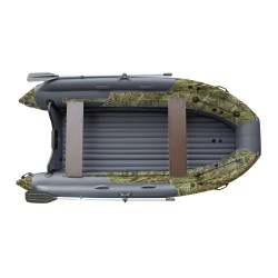 Лодка надувная ПВХ с интегрированным фальшбортом Angler Skat Triton 450NDFi, НДНД, камуфляж