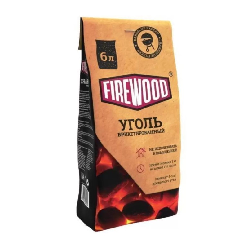 Угольные брикеты FireWood 110015, 6 л