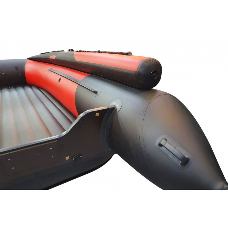 Лодка надувная ПВХ Flinс Boatsman BT430 Expedition, НДНД, черный/красный
