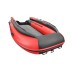 Лодка надувная ПВХ Flinс Boatsman BT430 Expedition, НДНД, черный/красный