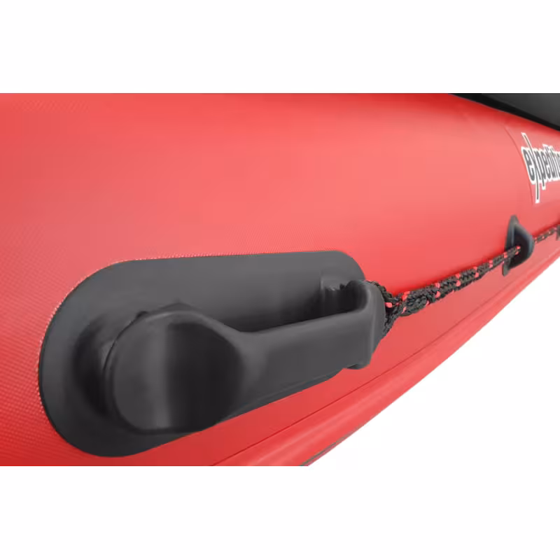 Лодка надувная ПВХ Flinс Boatsman BT430 Expedition, НДНД, черный/красный