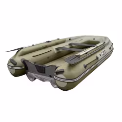 Лодка надувная ПВХ с интегрированным фальшбортом Angler Reef Triton 400 Fi S-Max, НДНД, хаки/оливковый