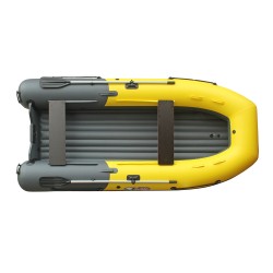 Лодка надувная ПВХ Angler Reef Triton 400 S-Max, НДНД,  серый/желтый