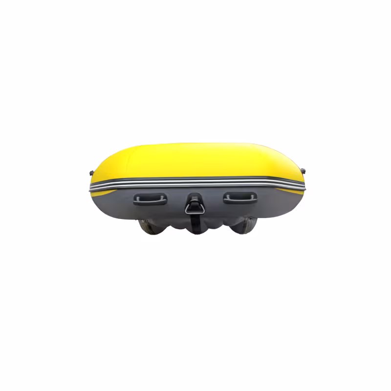 Лодка надувная ПВХ Angler Reef Triton 400 S-Max, НДНД,  серый/желтый