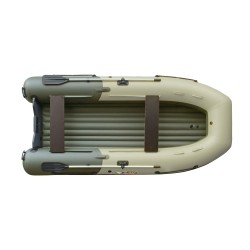 Лодка надувная ПВХ Angler Reef Triton 400 S-Max, НДНД, хаки/оливковый