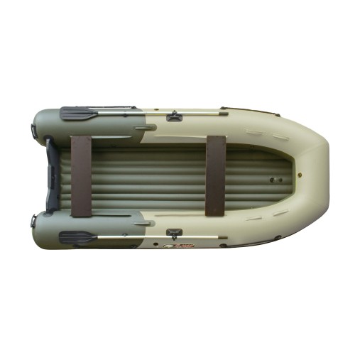 Лодка надувная ПВХ Angler Reef Triton 400 S-Max, НДНД, хаки/оливковый