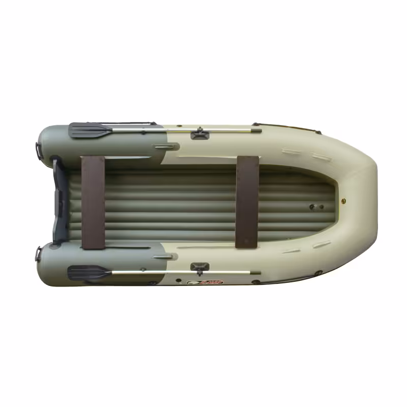 Лодка надувная ПВХ Angler Reef Triton 400 S-Max, НДНД, хаки/оливковый