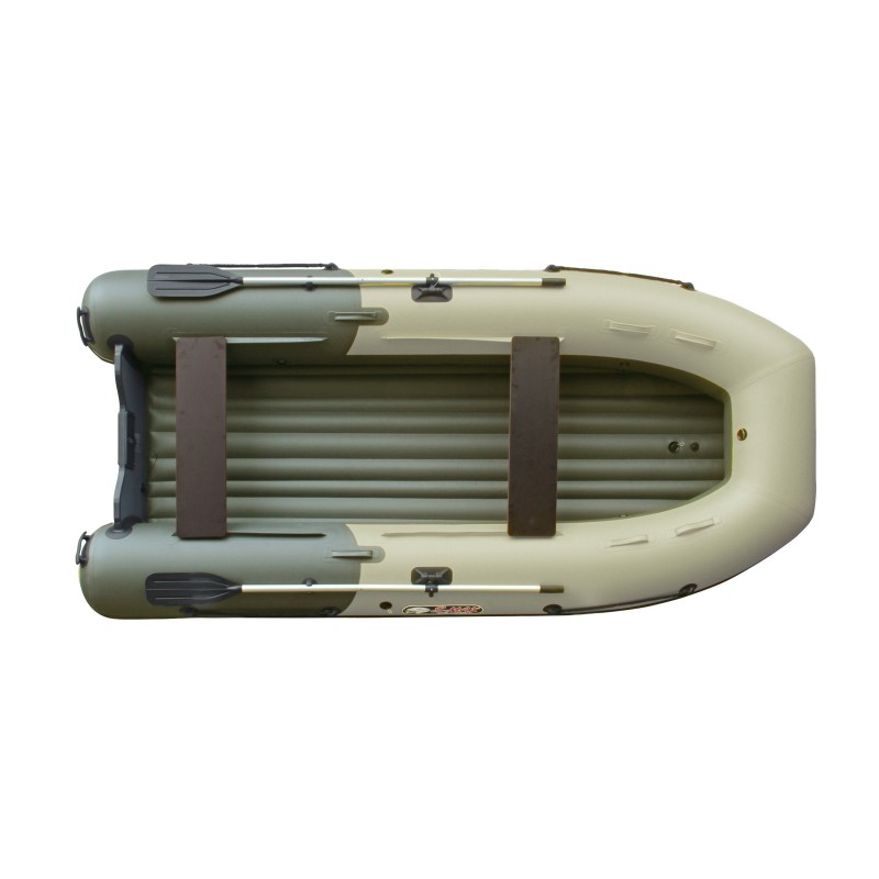 Лодка надувная ПВХ Angler Reef Triton 400 S-Max, НДНД, хаки/оливковый