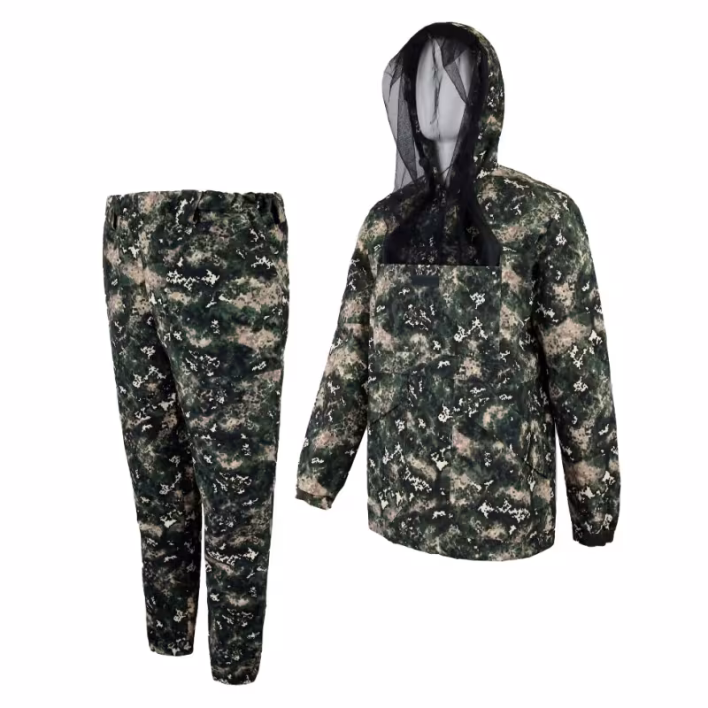 Костюм антимоскитный мужской Элементаль К-402, рип-стоп, зеленый камуфляж, размер 44-46, 170-176 см