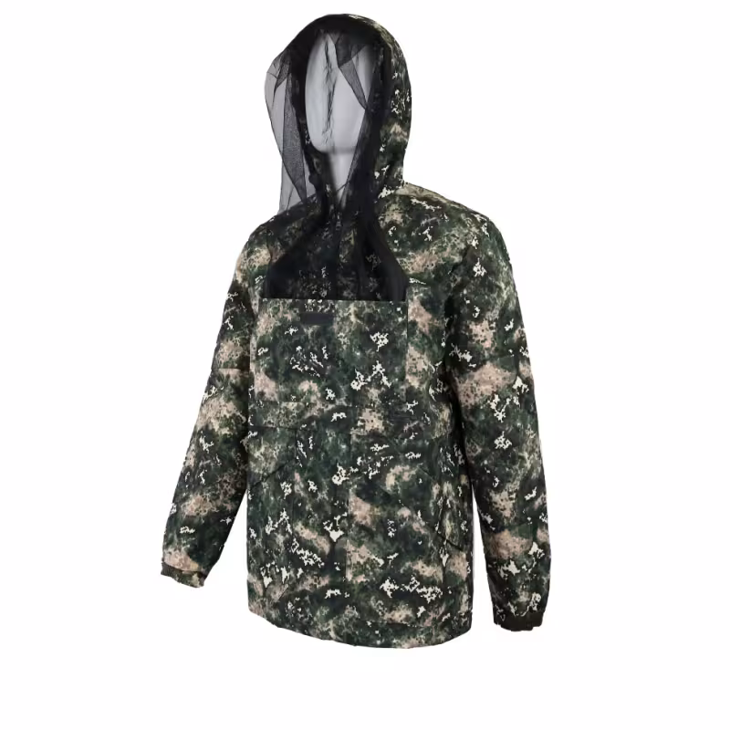 Костюм антимоскитный мужской Элементаль К-402, рип-стоп, зеленый камуфляж, размер 52-54, 182-188 см