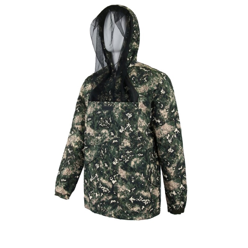 Костюм антимоскитный мужской Элементаль К-402, рип-стоп, зеленый камуфляж, размер 56-58, 170-176 см