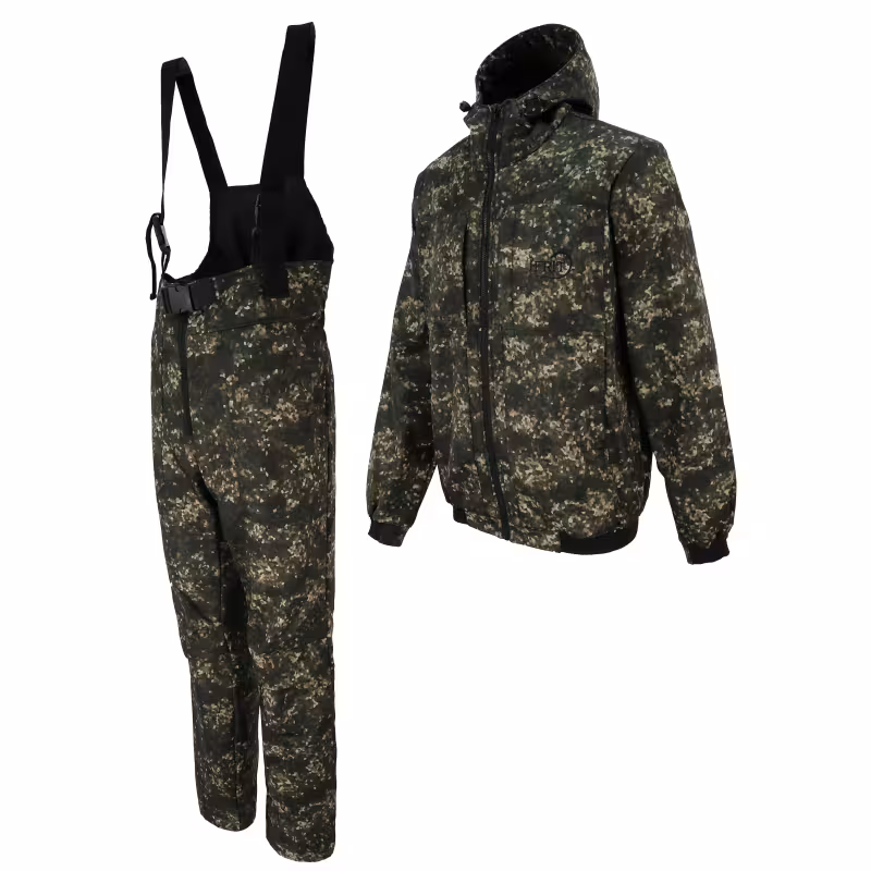 Костюм мужской Элементаль Ifrit Cleric полофлис, зеленый камуфляж, размер 60-62, 182-188 см