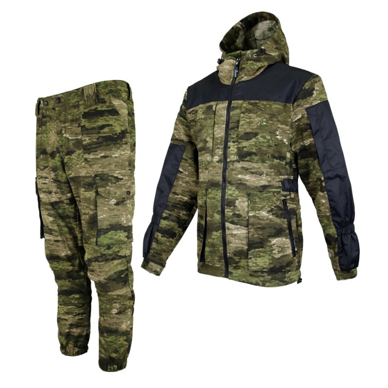 Костюм мужской Элементаль Shaman Elite Свамп, твил, зеленый камуфляж, размер 52-54, 170-176 см