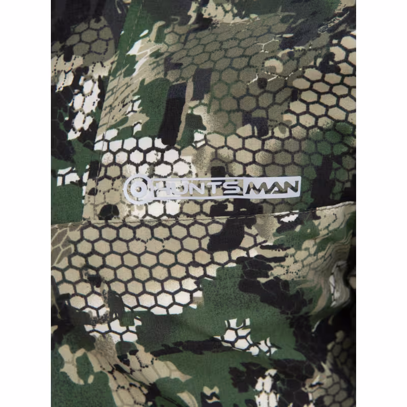 Костюм антимоскитный мужской Huntsman Антигнус-Люкс Зеленый питон, ткань сорочка, зеленый камуфляж, размер 44-46, 182-188 см