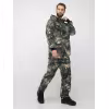 Костюм антимоскитный мужской Huntsman Антигнус-Люкс Зеленый питон, ткань сорочка, зеленый камуфляж, размер 44-46, 182-188 см