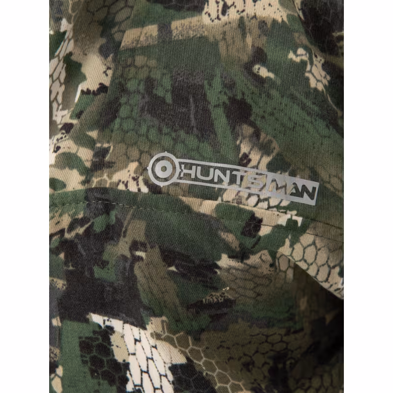 Костюм антимоскитный мужской Huntsman Антигнус-Люкс Зеленый питон, тканьТвил-Пич, зеленый камуфляж, размер 56-58, 170-176 см