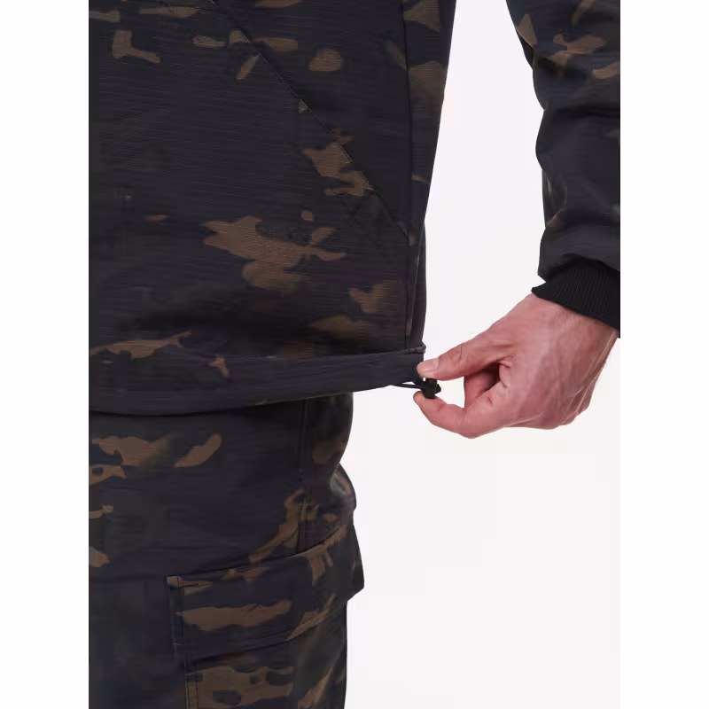 Костюм антимоскитный мужской Huntsman Антигнус Эконом Мультикам City, ткань смесовая Рип-Стоп, черный камуфляж, размер 48-50, 170-176 см