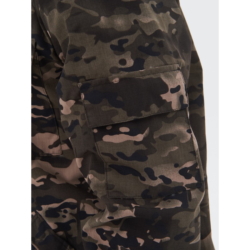 Костюм мужской Huntsman (Восток) Стрелок, ткань Сорочка, цвет Чёрный мультикам, размер 52-54, 182-188 см