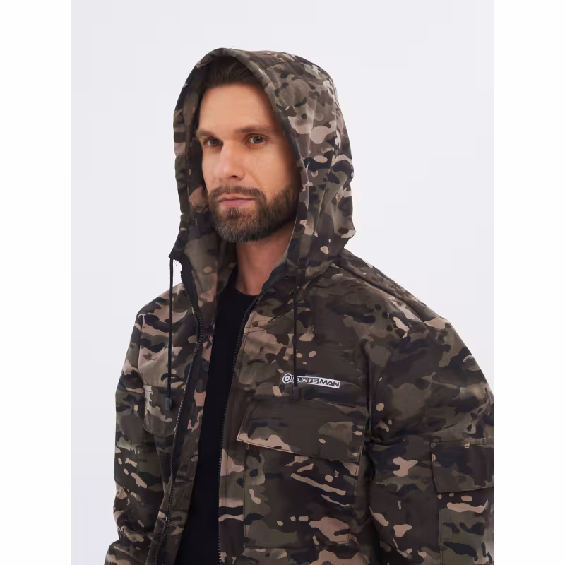 Костюм мужской Huntsman (Восток) Стрелок, ткань Сорочка, цвет Чёрный мультикам, размер 60-62, 182-188 см