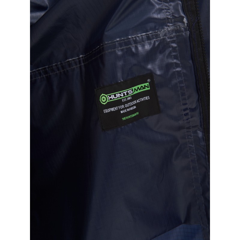 Плащ-дождевик мужской Huntsman (Восток), ткань Таффета, темно-синий, размер 48-50, 176 см