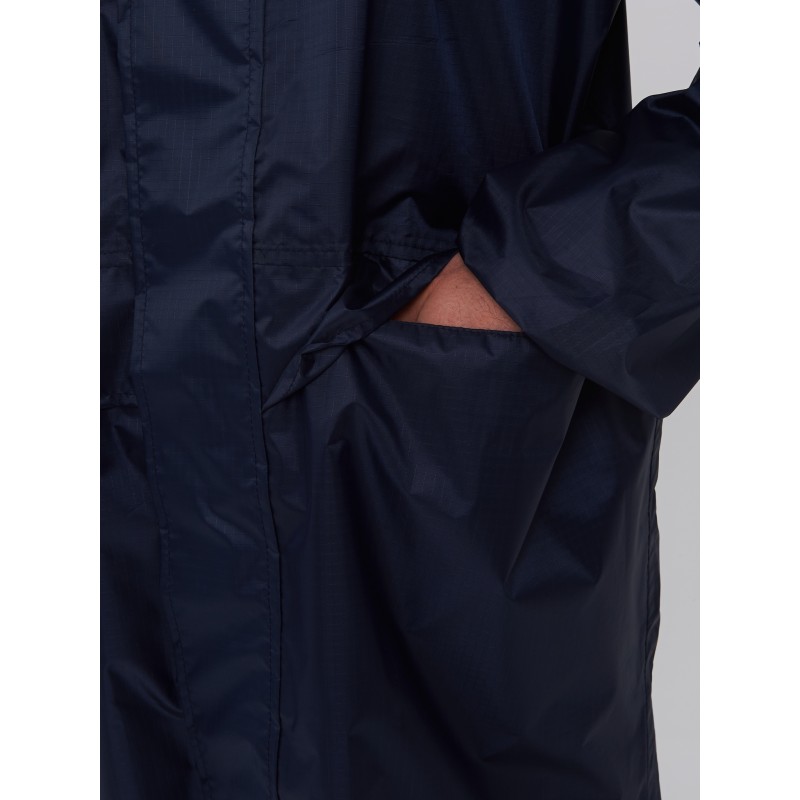 Плащ-дождевик мужской Huntsman (Восток), ткань Таффета, темно-синий, размер 48-50, 176 см