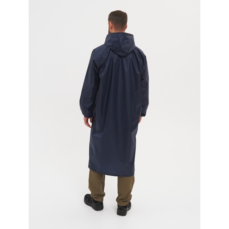 Плащ-дождевик мужской Huntsman (Восток), ткань Таффета, темно-синий, размер 60-62, 188 см
