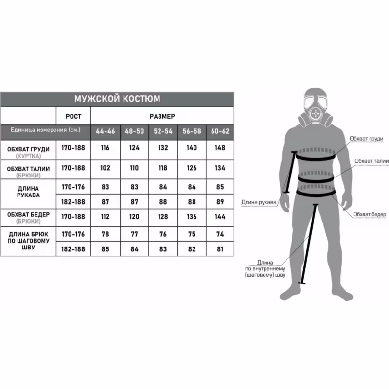 Костюм мужской Элементаль Dragon-2 Warrior, Рип-стоп, коричневый камуфляж, размер 56-58, 170-176 см