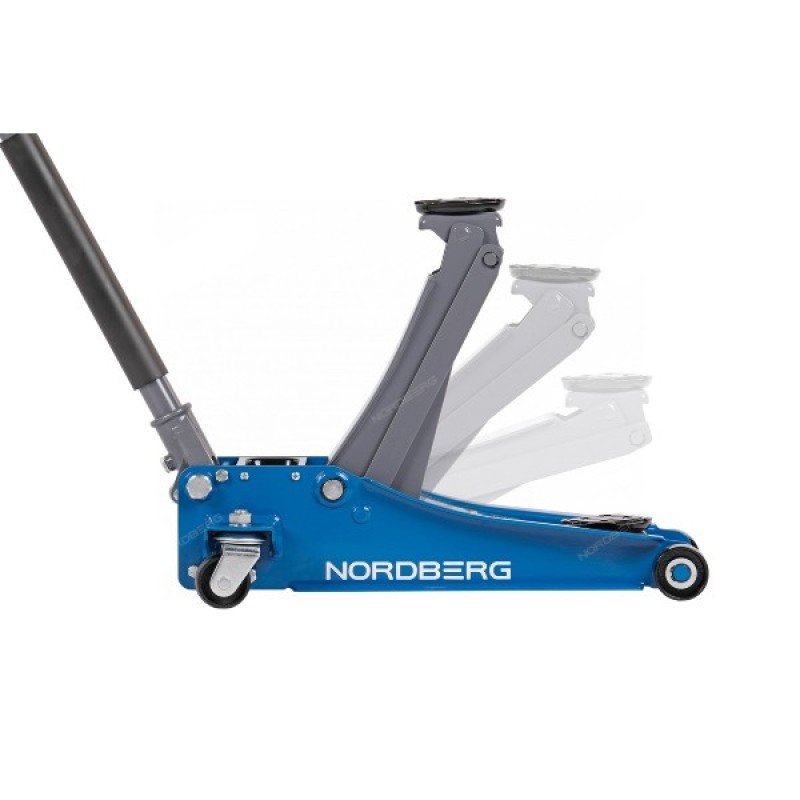 Домкрат подкатной гидравлический Nordberg N32025E, 2.5 т